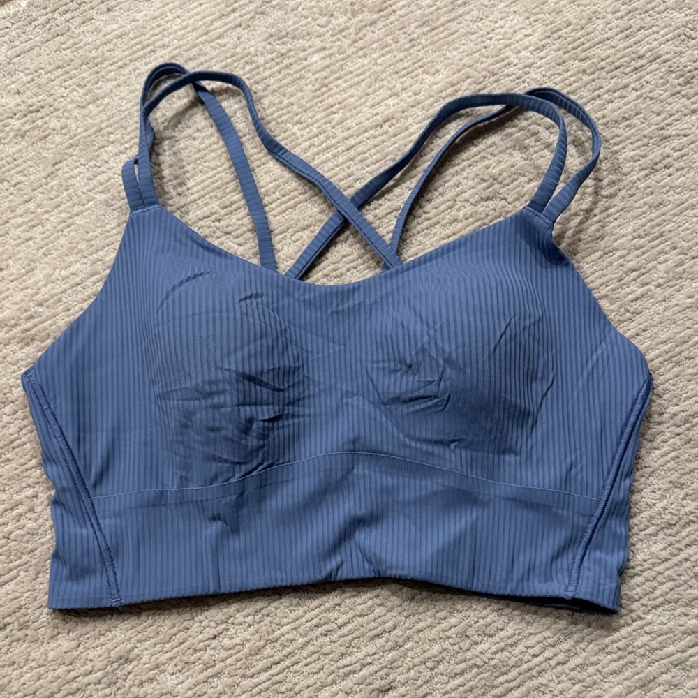 lululemon athletica Blue Strappy Sports Bra